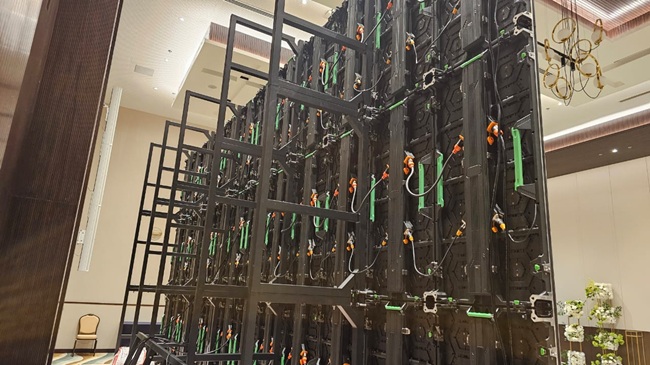 吉布提室內活動[敏感詞]：華邦瀛P3.91租賃屏6米×3米案例分享